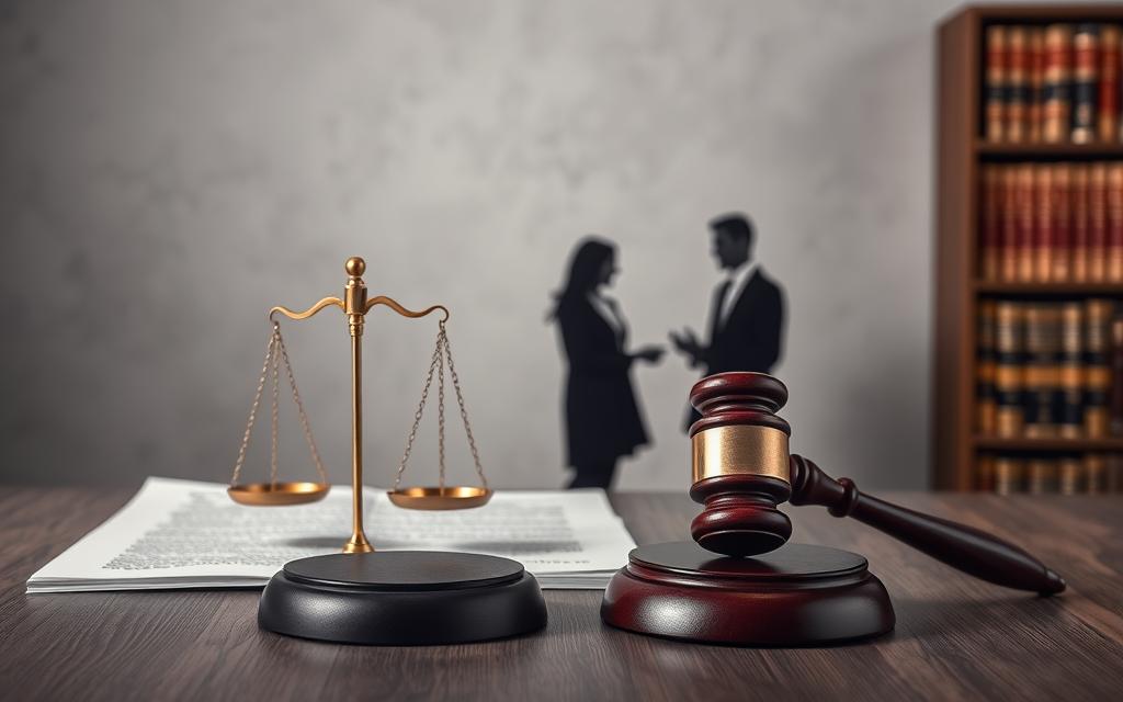 A Formal Legal Document Against A Neutral Grey Backdrop, Illuminated By Soft, Directional Lighting. In The Foreground, A Gavel And Scales Of Justice Symbolize The Judicial Process. The Middle Ground Features Two Silhouetted Figures, Representing The Involved Parties, Engaged In Deep Discussion. In The Background, A Bookshelf Laden With Legal Tomes Conveys The Intellectual Rigor Of The Legal Framework. The Overall Composition Evokes A Sense Of Gravity, Balance, And The Careful Weighing Of Evidence In A Custody Dispute. A Formal Legal Document Against A Neutral Grey Backdrop, Illuminated By Soft, Directional Lighting. In The Foreground, A Gavel And Scales Of Justice Symbolize The Judicial Process. The Middle Ground Features Two Silhouetted Figures, Representing The Involved Parties, Engaged In Deep Discussion. In The Background, A Bookshelf Laden With Legal Tomes Conveys The Intellectual Rigor Of The Legal Framework. The Overall Composition Evokes A Sense Of Gravity, Balance, And The Careful Weighing Of Evidence In A Custody Dispute.